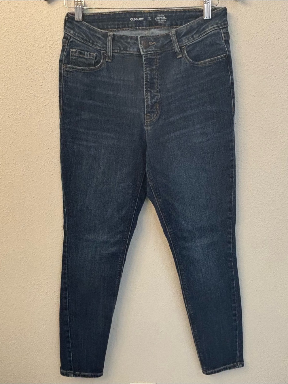 Old Navy Women’s Dark Indigo Skinny Jeans Size 10 Short